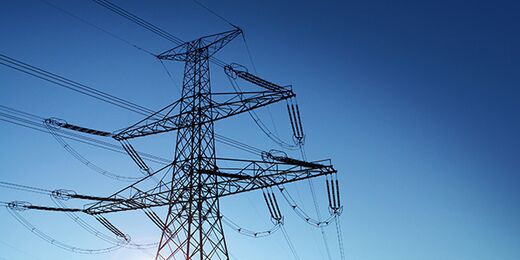 Power transmission, high voltage pylon